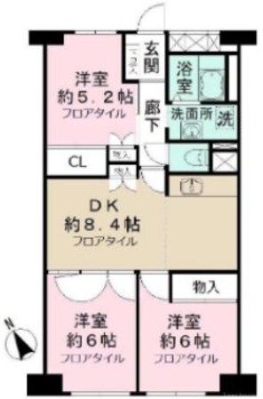 ヴェルドミール多摩川の物件間取画像